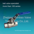 Pn63 2PC Stainless Steel Threaded Ball Valve (DIN)